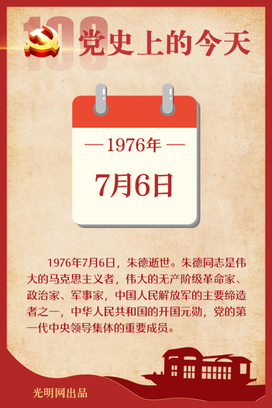 【党史上的今天】7月6日